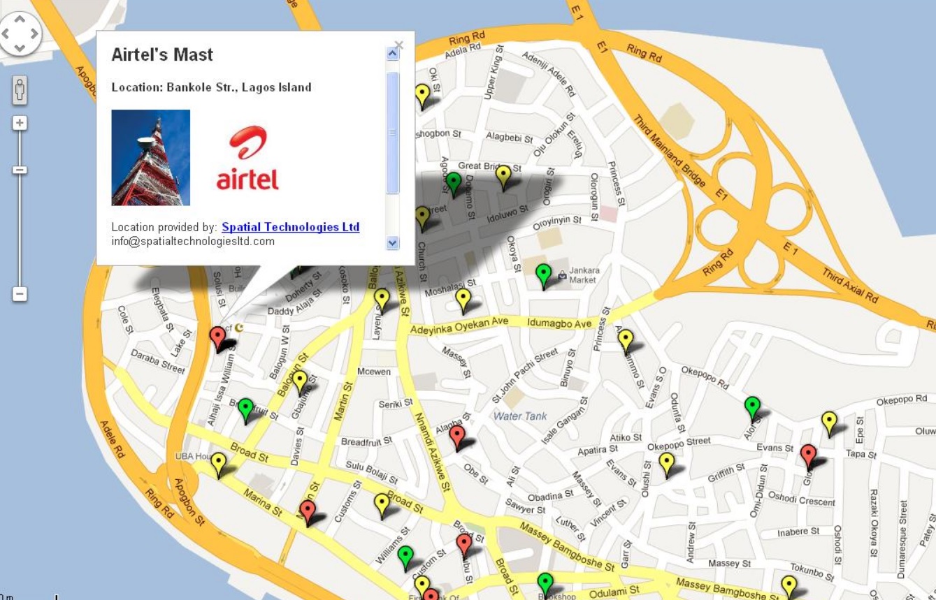 Street map Lagos State