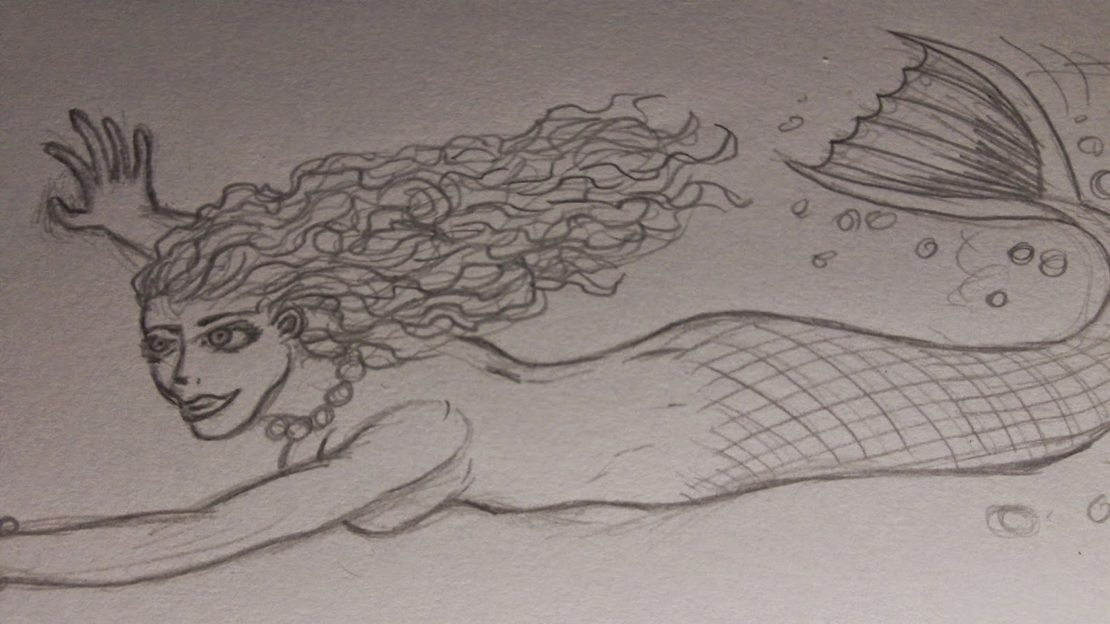 mermaid sketch
