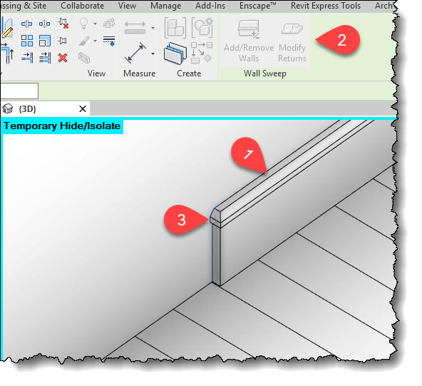 BIM Chapters Creating Wall Baseboard in Revit Option 2
