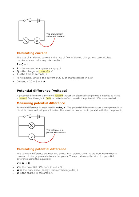Current and voltage in electrical circuits - Gallery Of Electronic