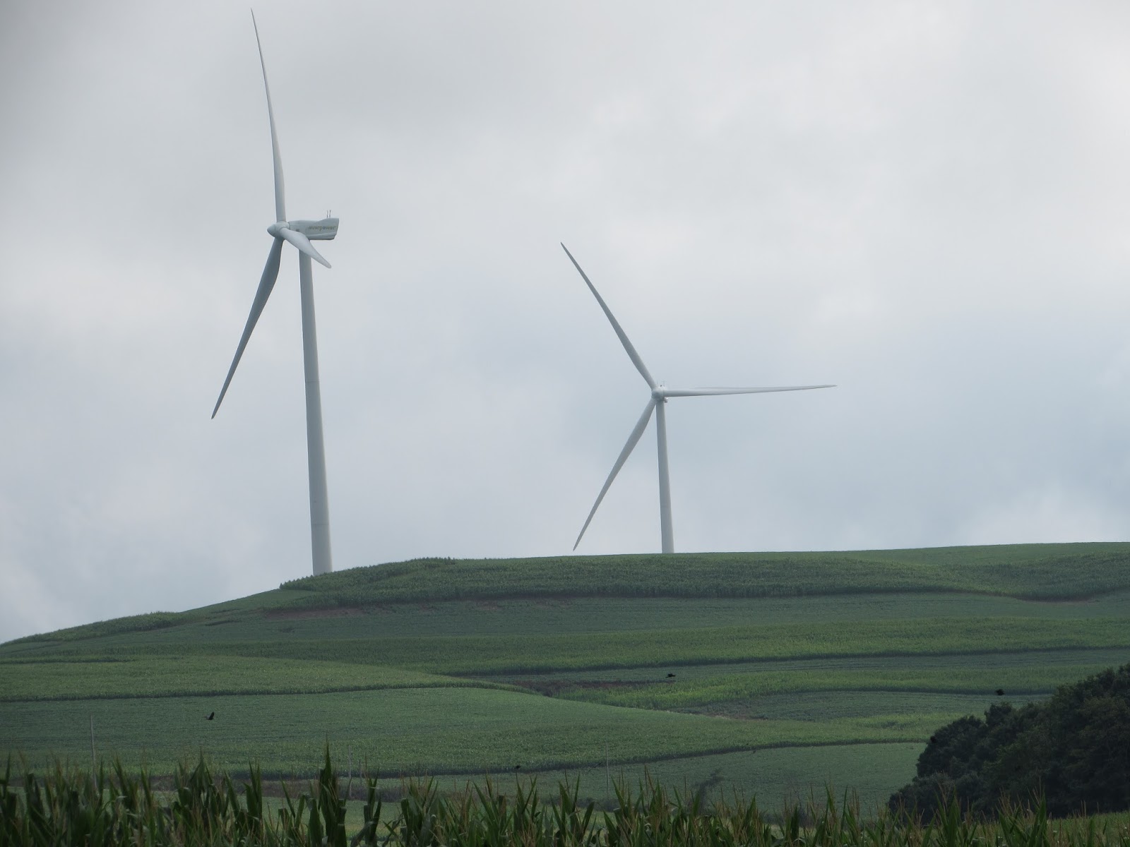 Random Cambria and Clearfield Counties Wind Farm, ATV Park, Rail