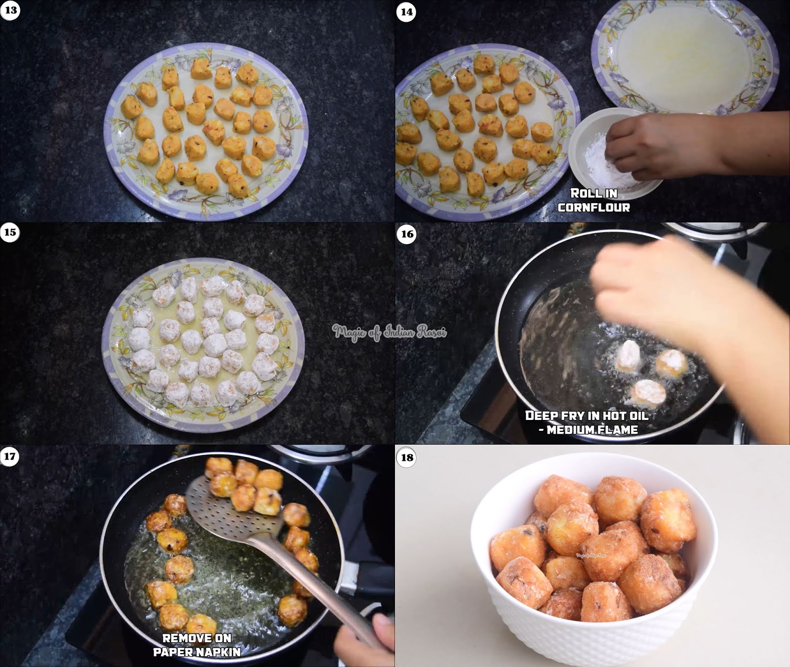 Chilli Garlic Potato Bites (McCain style) - Easy Party Starter Recipe - चिल्ली गार्लिक पोटैटो रेसिपी - Priya R - Magic of Indian Rasoi