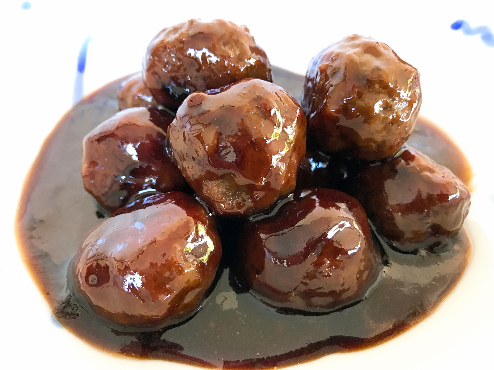 Sweet and Sour Meatballs with Mango Chutney