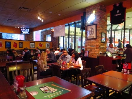Teena in Toronto: St. Louis Bar and Grill, Atrium on Bay, Toronto, ON