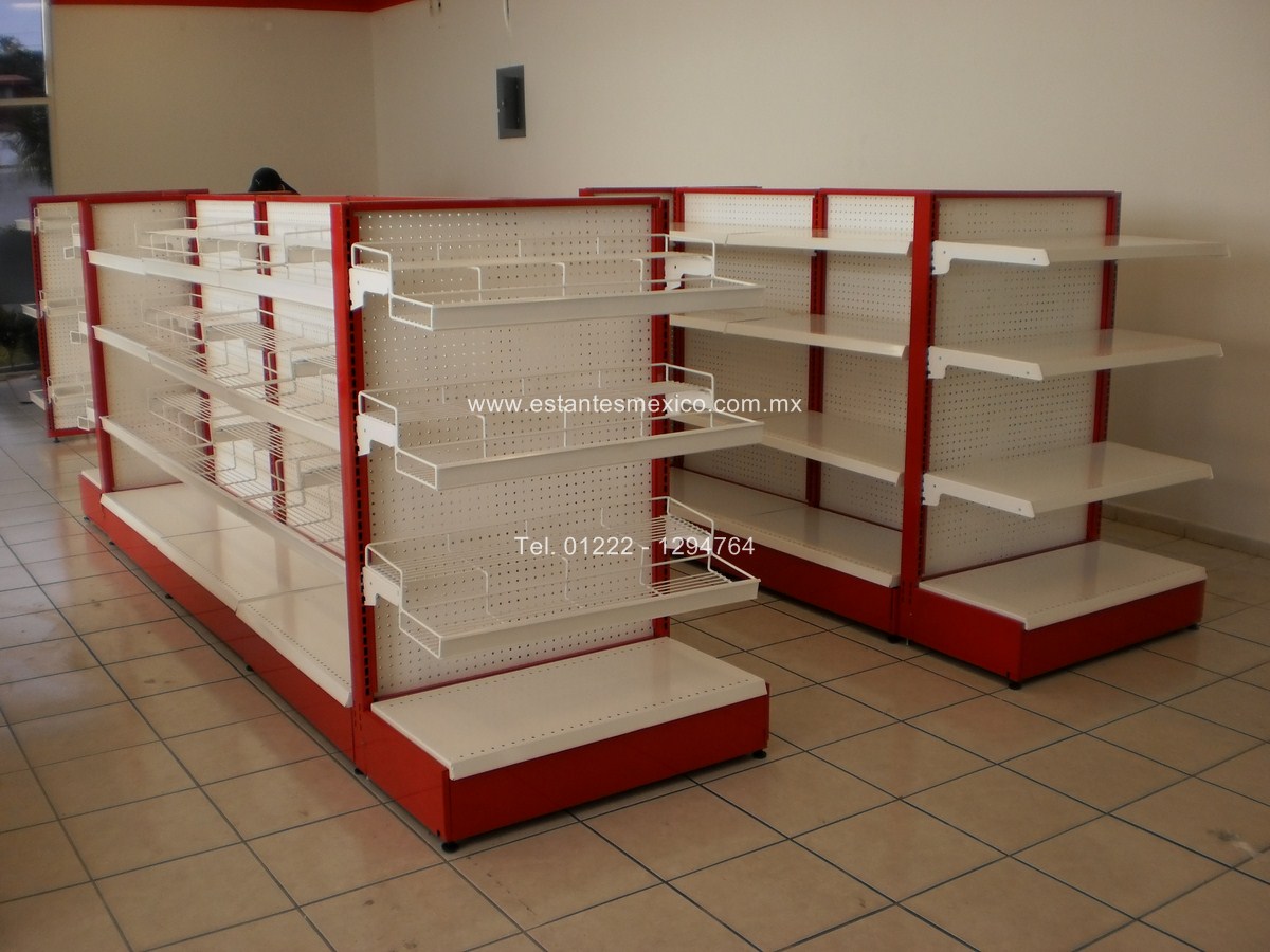 MUEBLES DE TIENDAS, MOBILIARIO DE TIENDAS TIPO OXXO, ESTANTERIA