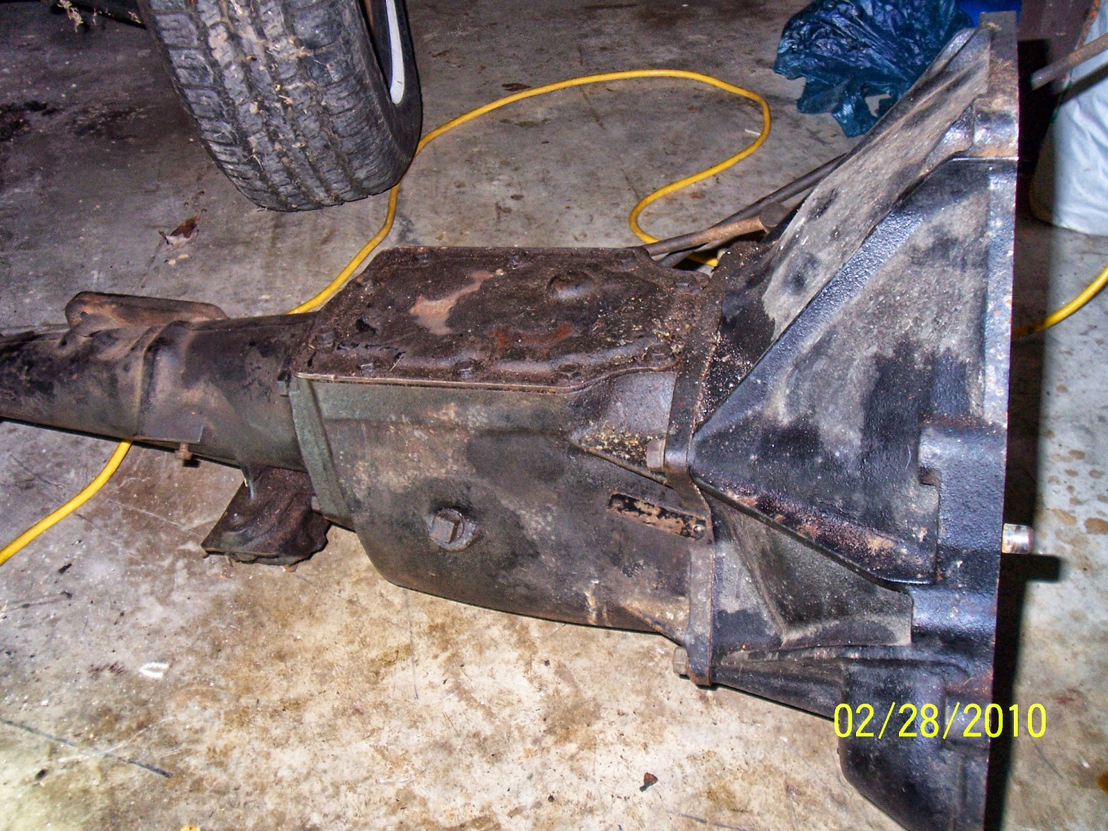 Sean's 1968 Mustang Convertible Restoration Engine Removal Part1