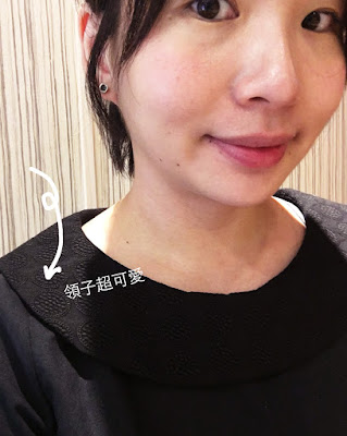 老幫手實穿露台夜色刺繡圓領短袖上衣細節特寫