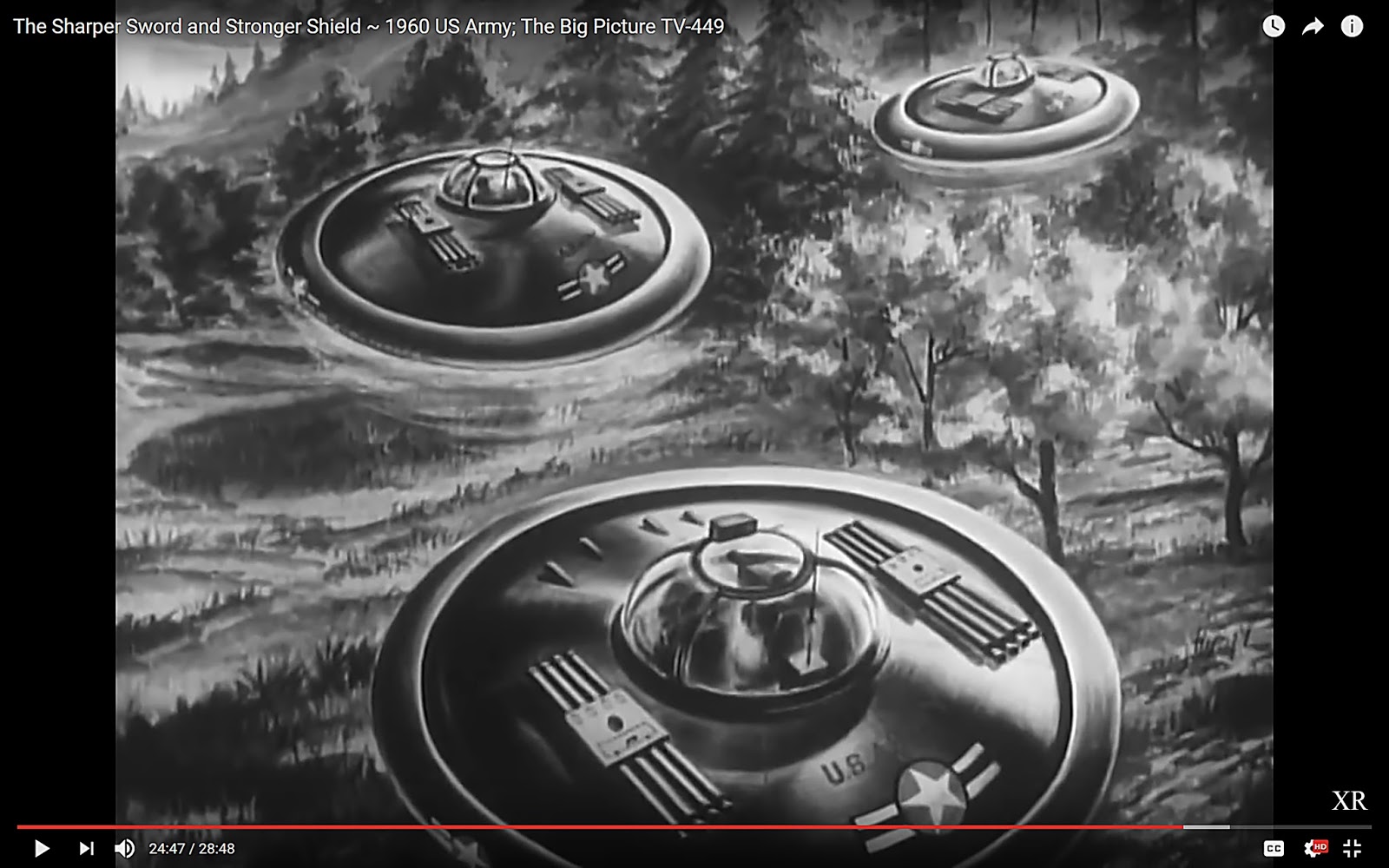 ATOMICANNIHILATION 1960 flying saucer attack!