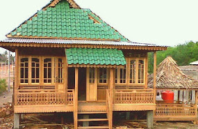 RUMAH KAYU KNOCK DOWN, RUMAH LIMAS, RUMAH PANGGUNG.