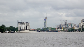 View from the Carter Bridge onto the Lagos Harbour