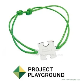 Princess Sofia Style PROJECT PLAYGROUND Bracelet and IRO Astrid Sleeveless Blouse 