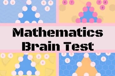 Teen Mathematics Brain Test: Circle Triangles