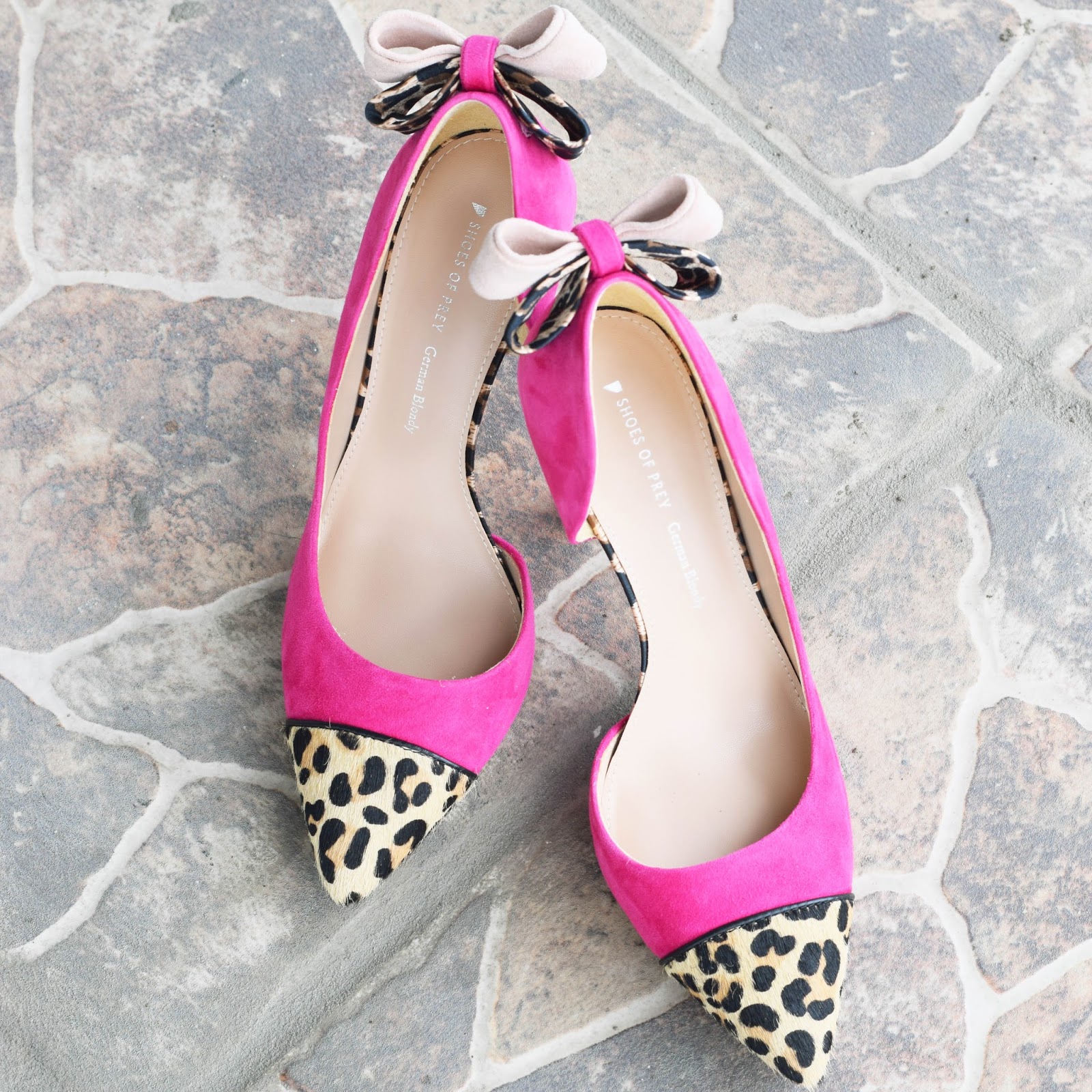 shoes of prey, designer shoes, pink shoes