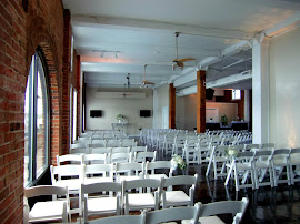 Indoor wedding ceremony for 100+ guests