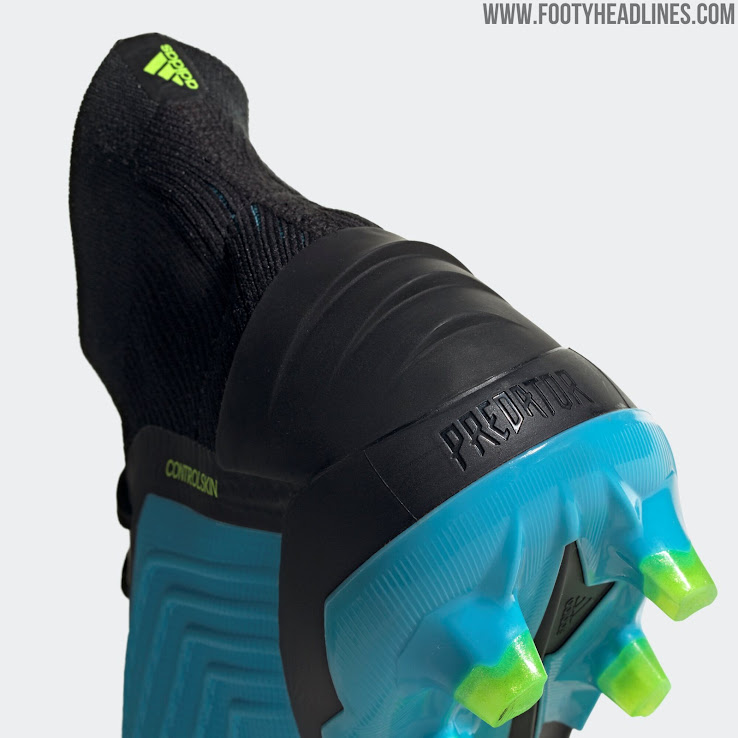 light blue predator boots