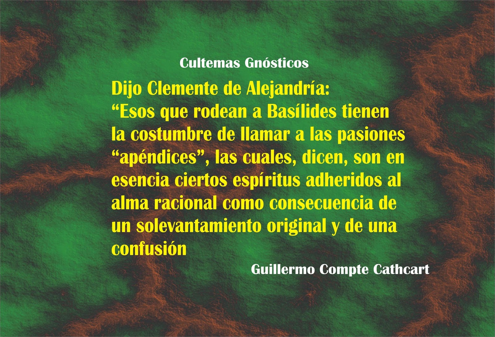 CultemasdePeron: Cultemas Gnósticos: Dijo Clemente de Alejandría sobre ...