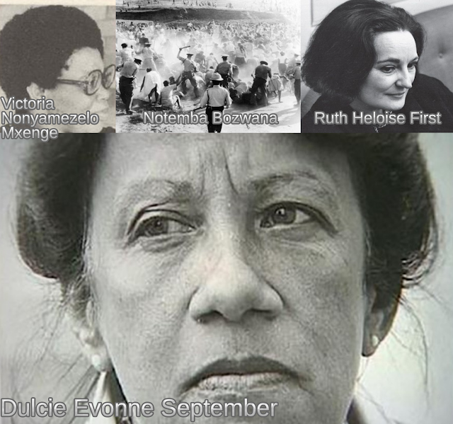 Women African Heroes Women Assassinated and Executed in South Africa 1963-1985