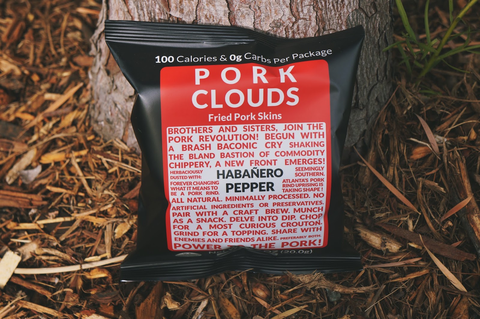 Bacon's Heir, Pork Clouds, Fried Pork Skins, Habanero Pepper