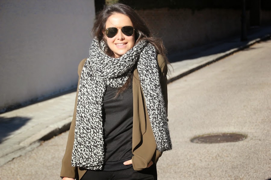 DIY Cómo hacer MAXI BUFANDA (patrones gratis) Aprender a tejer