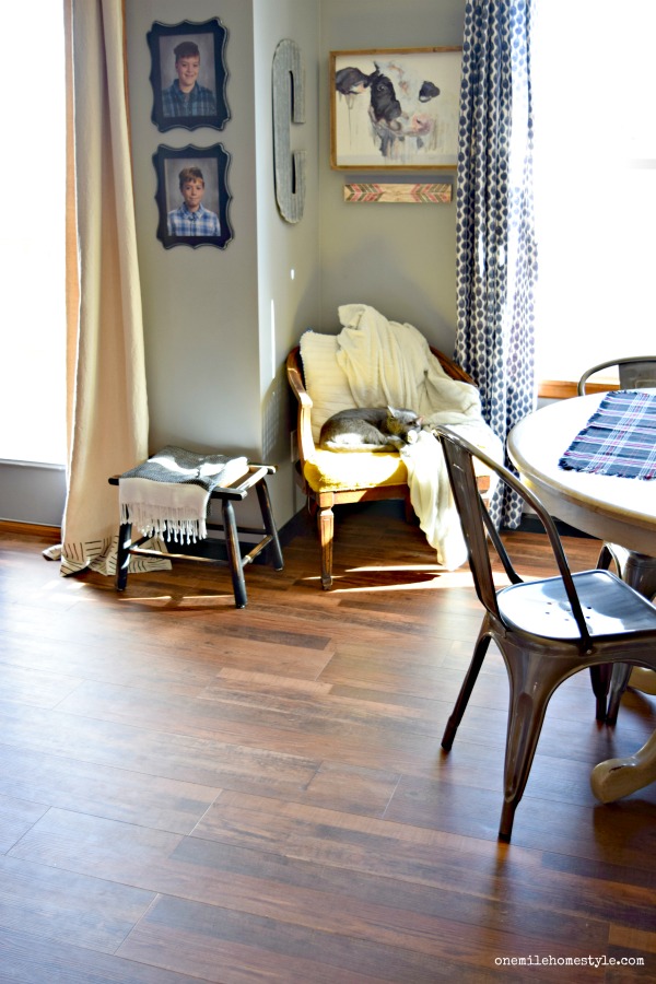 Why We Chose Wood Look Vinyl Tile Flooring