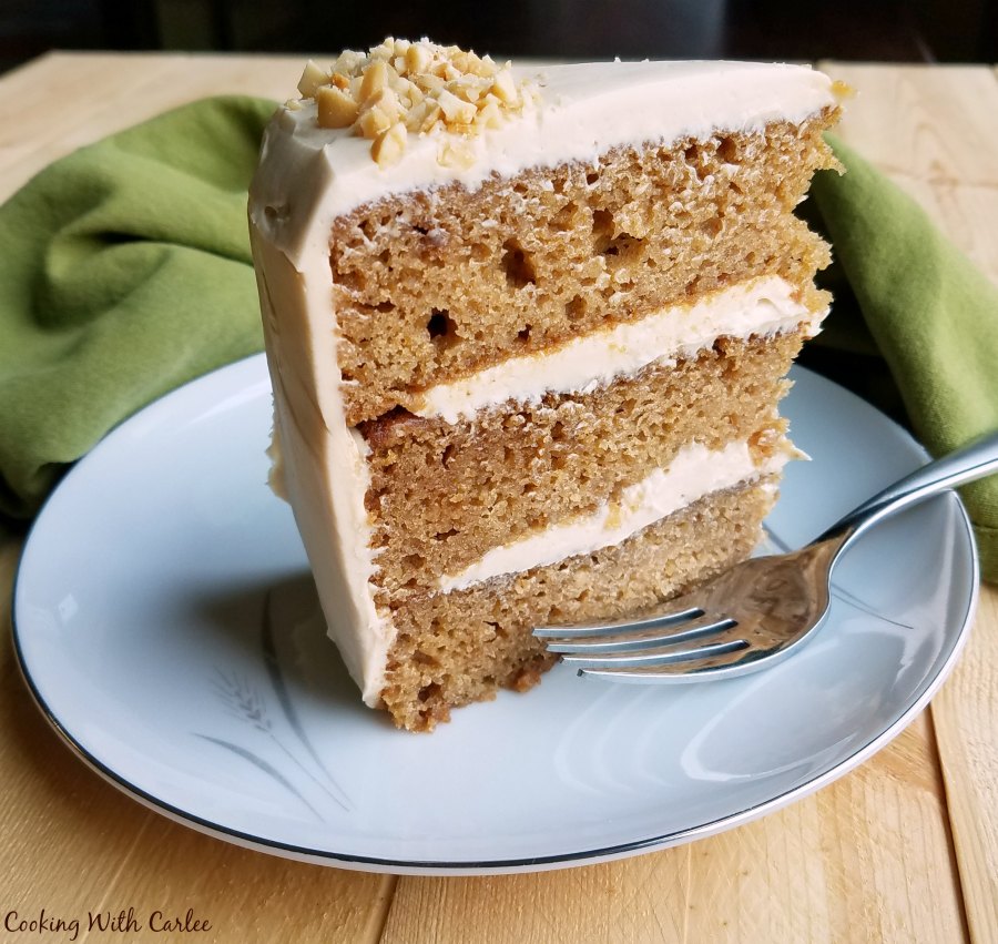Cooking With Carlee Applesauce Cake With Soft Caramel Cream Cheese