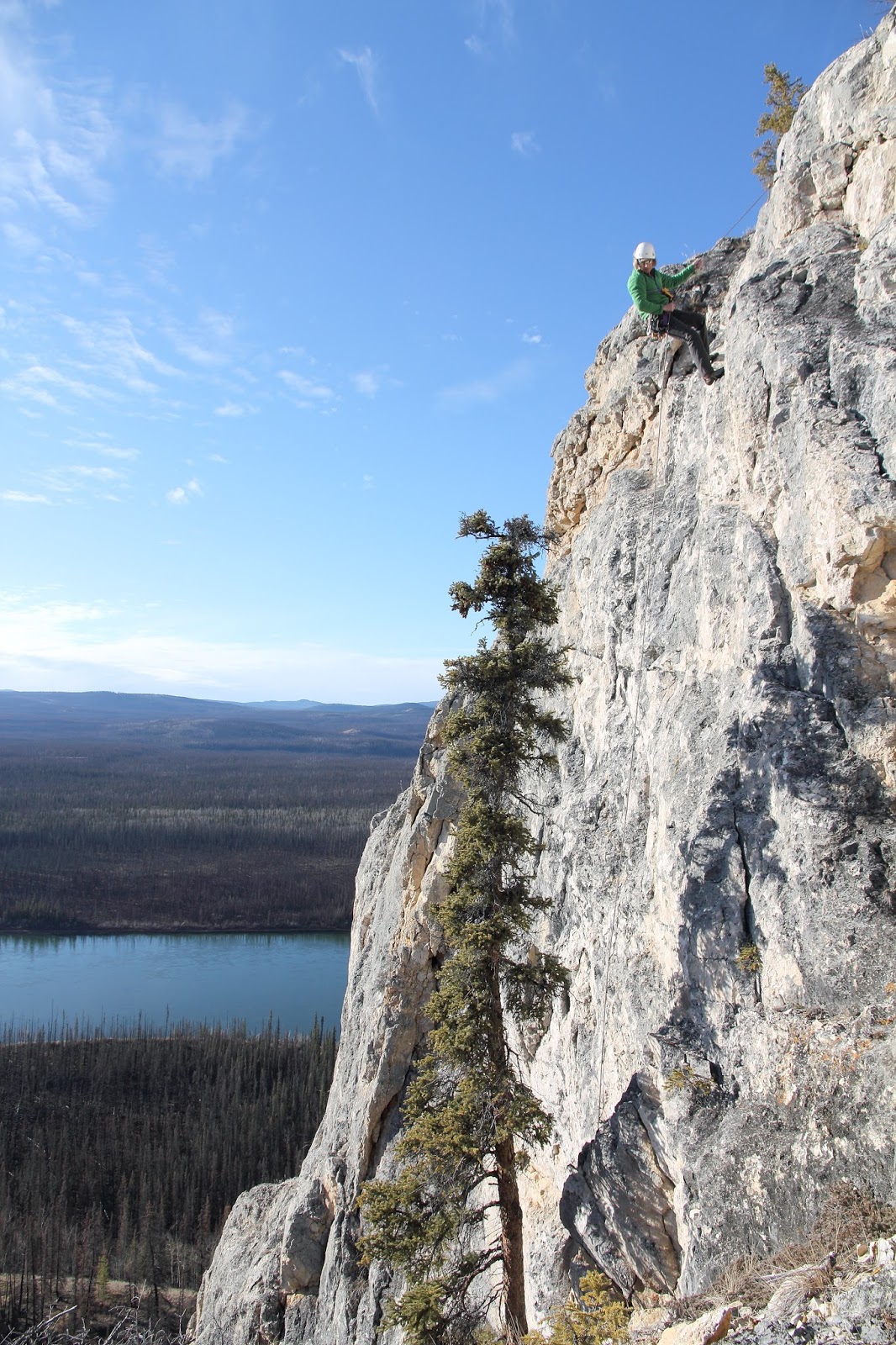 Carmacks Yukon Territory Climbing near Carmacks in the central Yukon