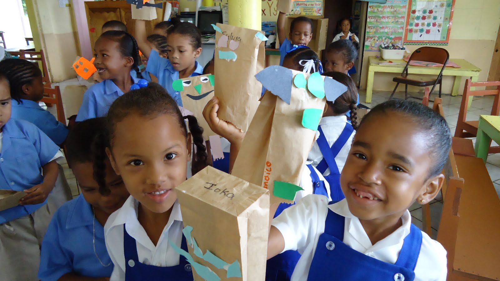 Dominica: More shots of Crayfish River Pre School