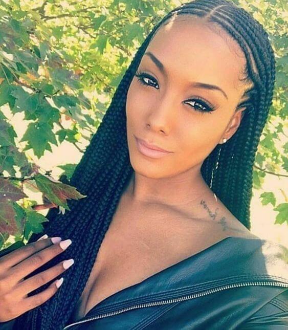 47 Latest Cornrows Braided Hairstyles 2019 For African Girls To