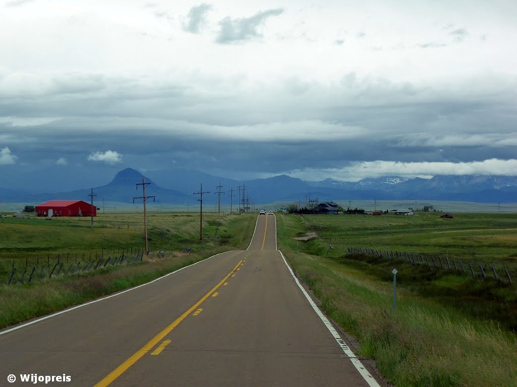 Het platteland van Montana