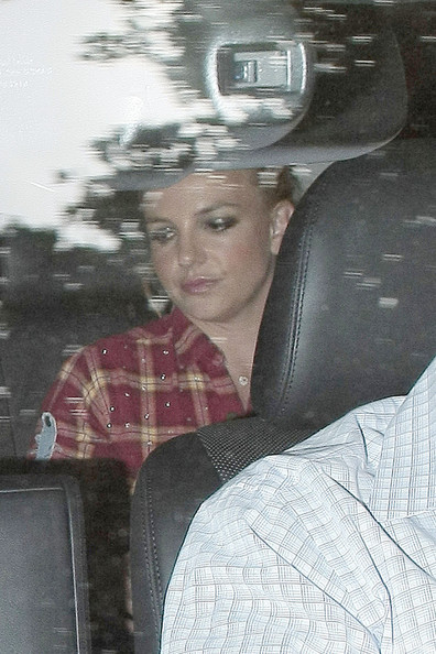 Britney Spears Leaving the Studio