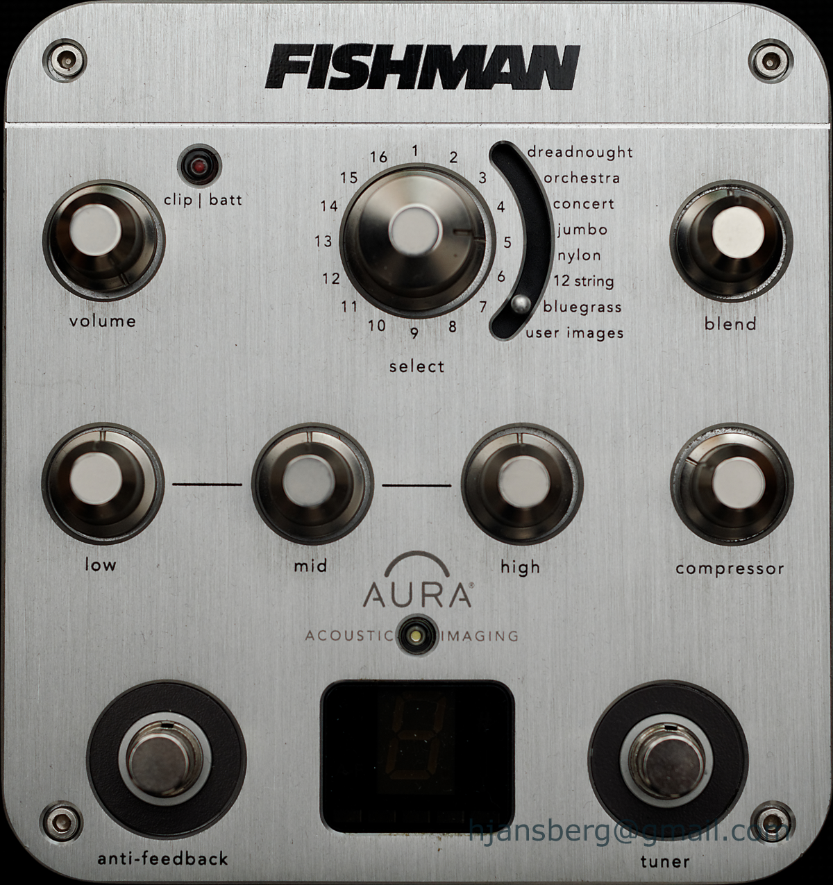The Jansberg Blog: Fishman Aura Spectrum DI - part I