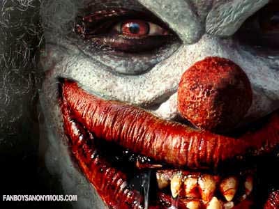 Scary Clown Terror Teeth Blood Nightmare Halloween