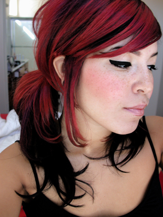 chic fashion emo girls hairstyles