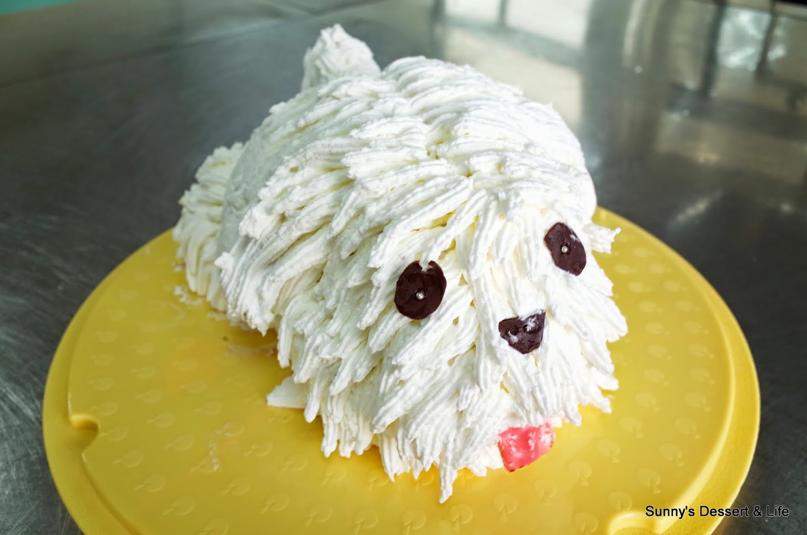 PetCake@貓狗天地: 哥基-Mocha & Latte 1歲骨型狗狗生日蛋糕
