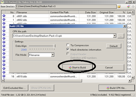 Cara build CPK menggunakan CRI Packed File Maker - Blog Khasrul