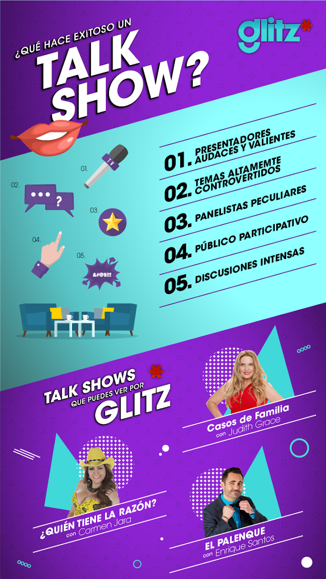 ¿Qué hace exitoso un Talk Show? Glitz* te cuenta... Más Telenovelas