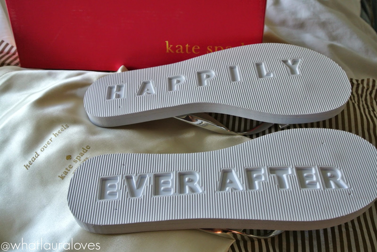 kate spade bride flip flops