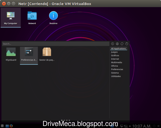 DrivMeca instalando Netrunner Linux paso a paso