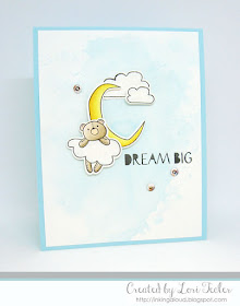 Dream Big card-designed by Lori Tecler/Inking Aloud-stamps and dies from WPlus9