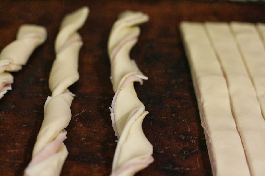 Caracolas de hojaldre, El Blog de Chechus, Chechus, Hojaldre, Entrantes, meriendas