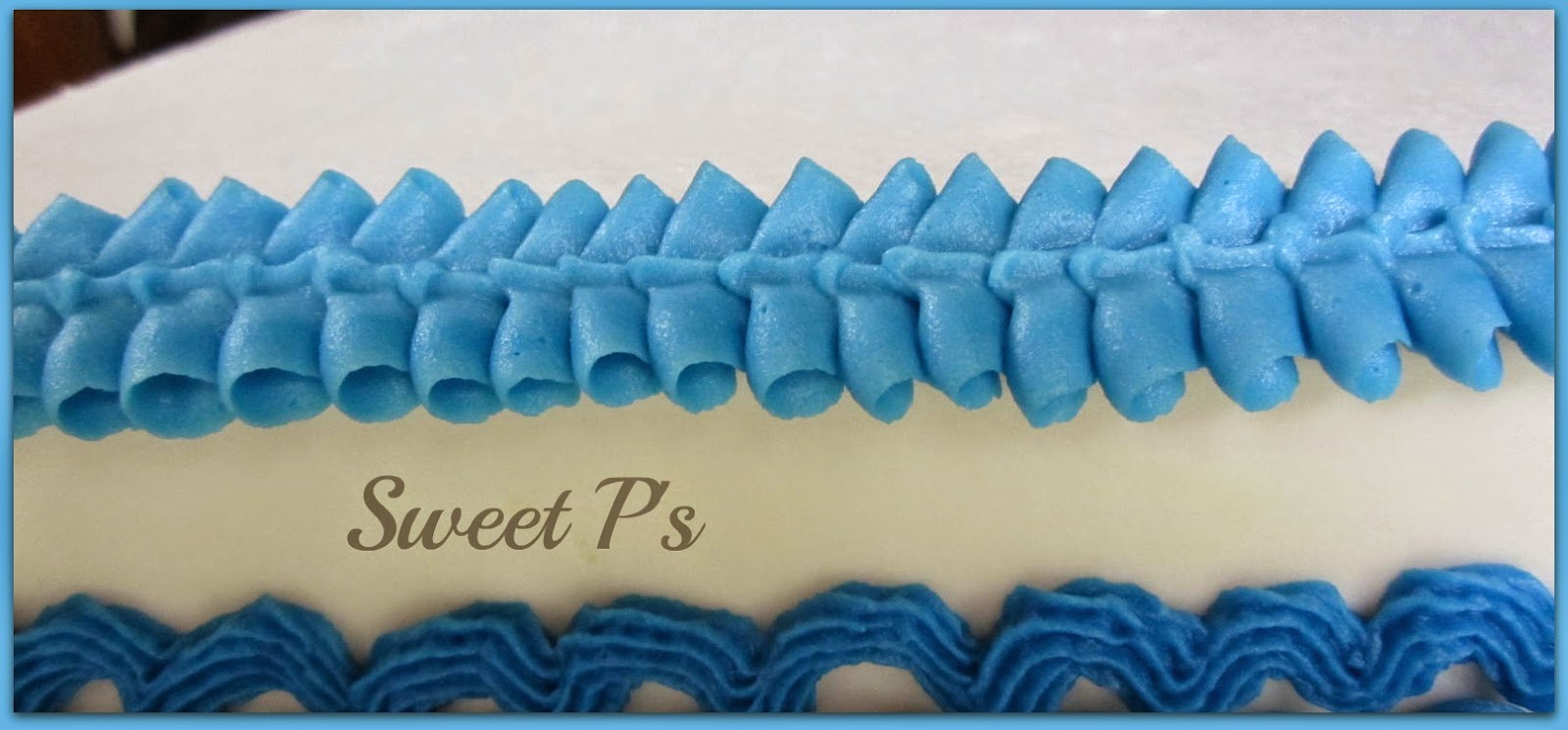 Simple Buttercream Borders Sweet P's Cake Decorating & Baking Blog