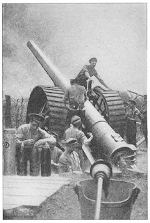 This is a British BL 6 inch Gun Mk 7 on Mk. 2 carriage. Source: Francis W. Halsey, copyright 1919, "The Literary History of the World War", Volume III. This is a British BL 6 inch Gun Mk 7 on Mk. 2 carriage. Source: Francis W. Halsey, copyright 1919, "The Literary History of the World War", Volume III.