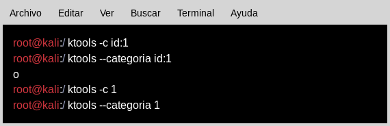 ver una categoría por id