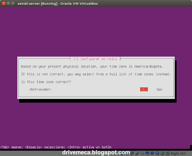 DriveMeca instalando y configurando Ubuntu Server 16.04 LTS paso a paso DriveMeca instalando y configurando Ubuntu Server 16.04 LTS paso a paso