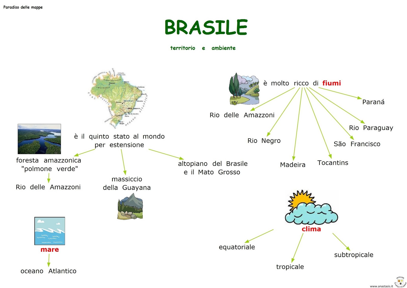 Paradiso delle mappe Brasile territorio e ambiente Paradiso delle mappe Brasile territorio e ambiente