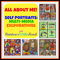 photo of: Self Portraits by Children ("All About Me" RoundUP via RainbowsWithinReach) 