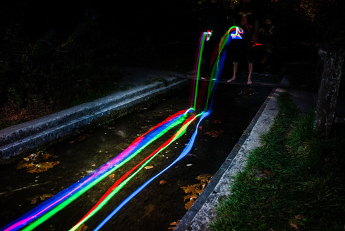 05-Sean-Lenz-and-Kris-Abildgaard-night-photography-glow-sticks-road-flares-headlamps-moonlight