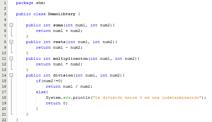 Creación Librerías en Java