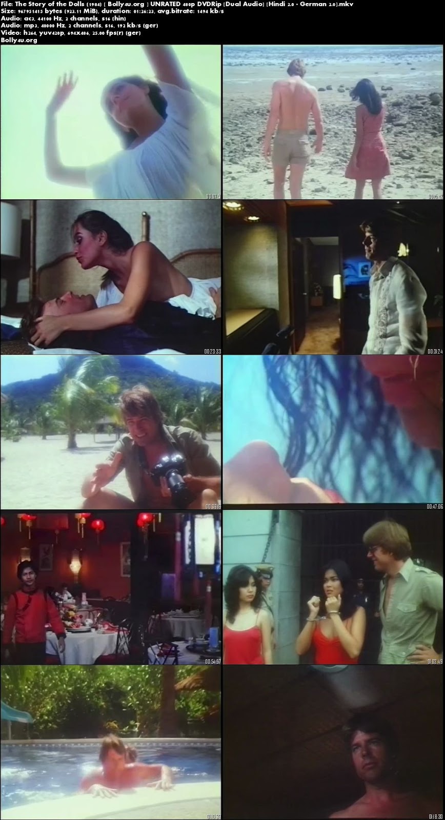 [18+] The Story of the Dolls 1984 DVDRip Hindi 280MB Dual Audio 480p Download