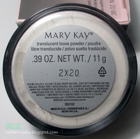 Random Beauty by Hollie: Mary Kay Translucent Loose Powder Review